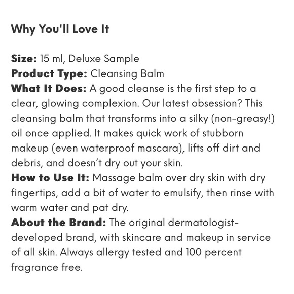 🆕CLINIQUE:Take the Day Off-Charcoal Cleansing Balm Deluxe Sample - Picture 2 of 5